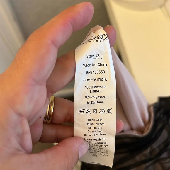 house of cb ruched skirt black - Picture 4 of 4